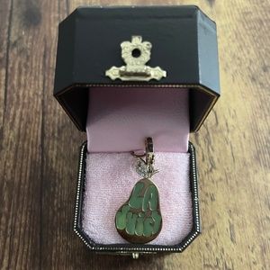 Juicy Couture Gold Pear Necklace Charm